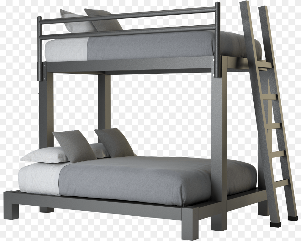Xl Twin Over Queen Bunk Beds, Bed, Bunk Bed, Furniture Free Transparent Png