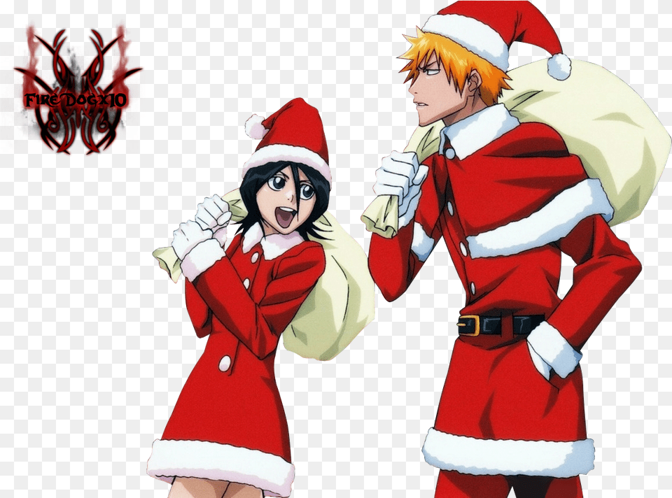 Xmas Anime Christmas, Book, Comics, Publication, Baby Free Transparent Png