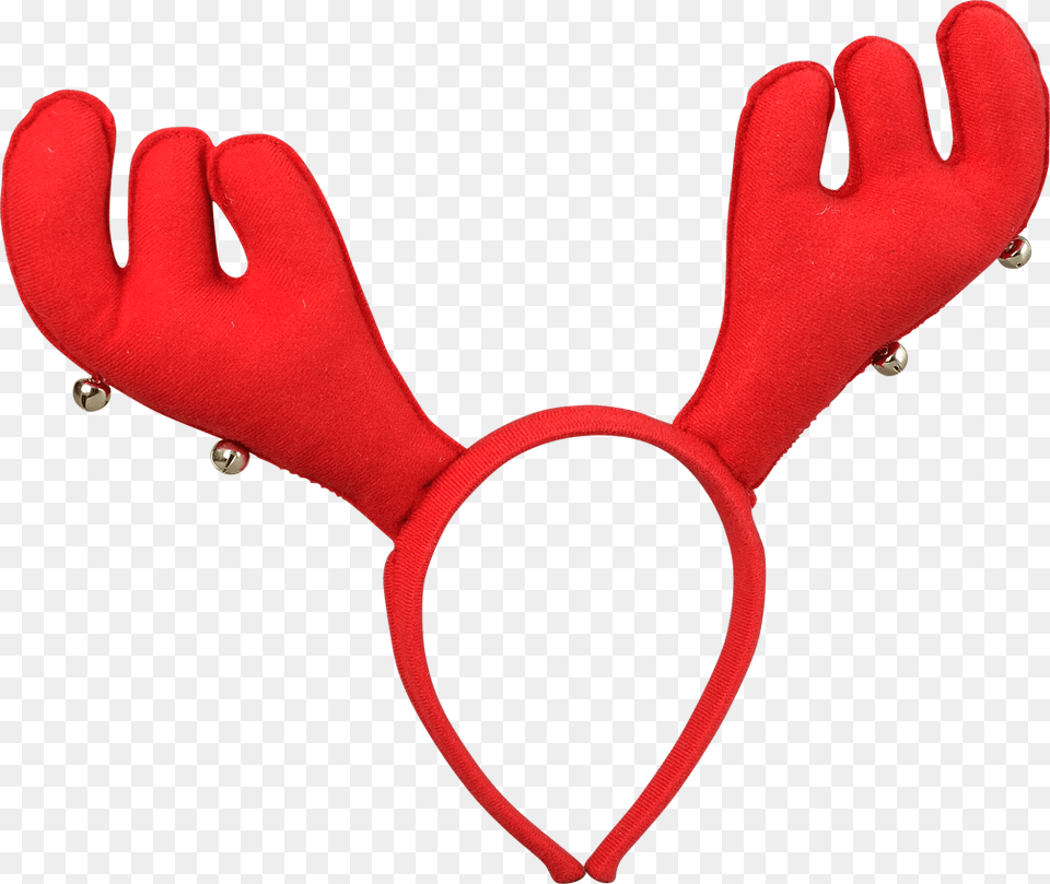 Xmas Antlers Headband With Bells Large Hrbjle Med Gevir Og Bjlder, Clothing, Glove, Hosiery, Sock Png