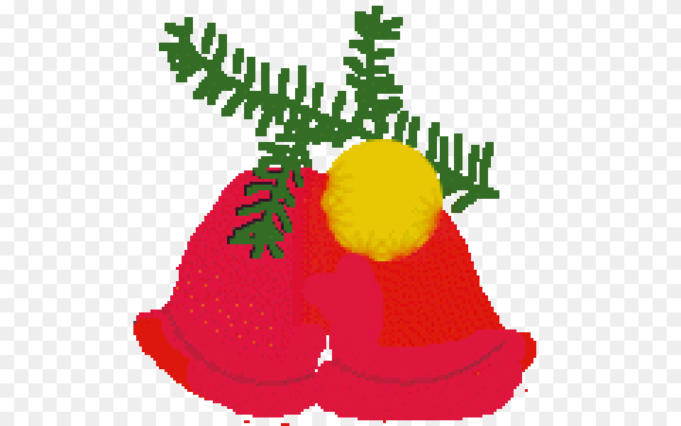Xmas Bells Clip Art Vector, Berry, Strawberry, Produce, Plant Png Image