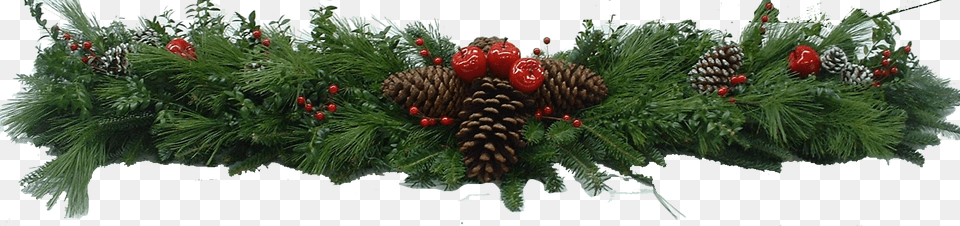 Xmas Decorations Xmas Decor Christmas Garland Without Background, Conifer, Pine, Plant, Tree Free Png