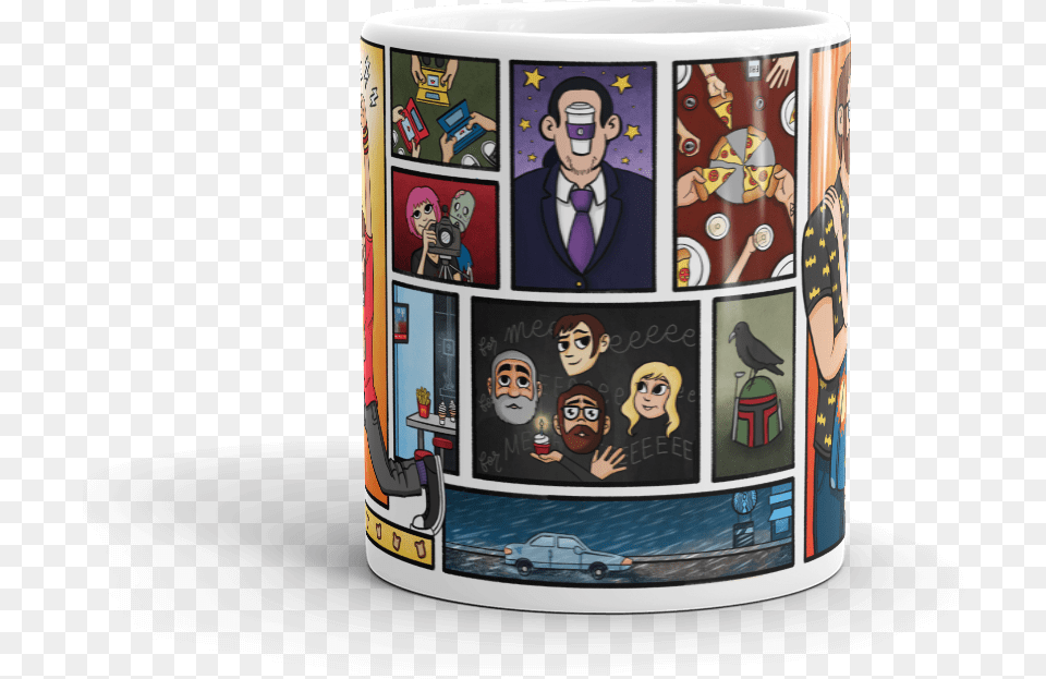 Xmas Dom Option 2 Recovered Mockup Front View 11oz Coffee Cup, Publication, Book, Comics, Adult Free Png Download