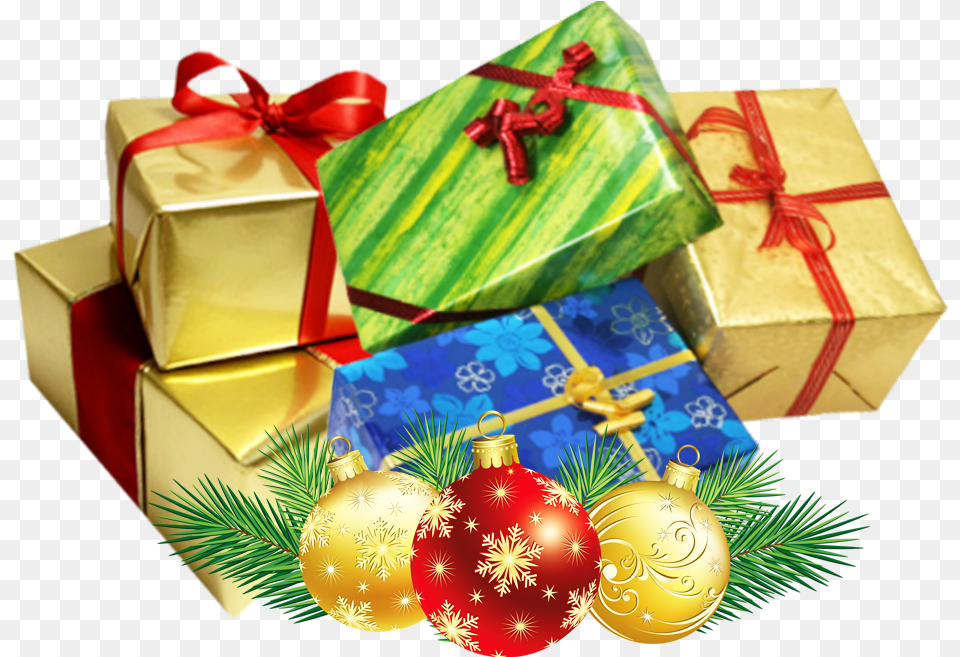 Xmas Presents Transparent Clipart Transparent Background Christmas Presents, Gift Free Png