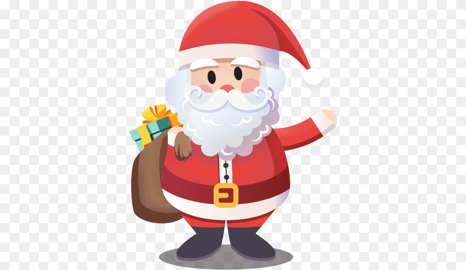Xmas Sticker With Santa Rudolph Merry Christmas Messages Christmas Stickers, Elf, Nutcracker, Nature, Outdoors Png