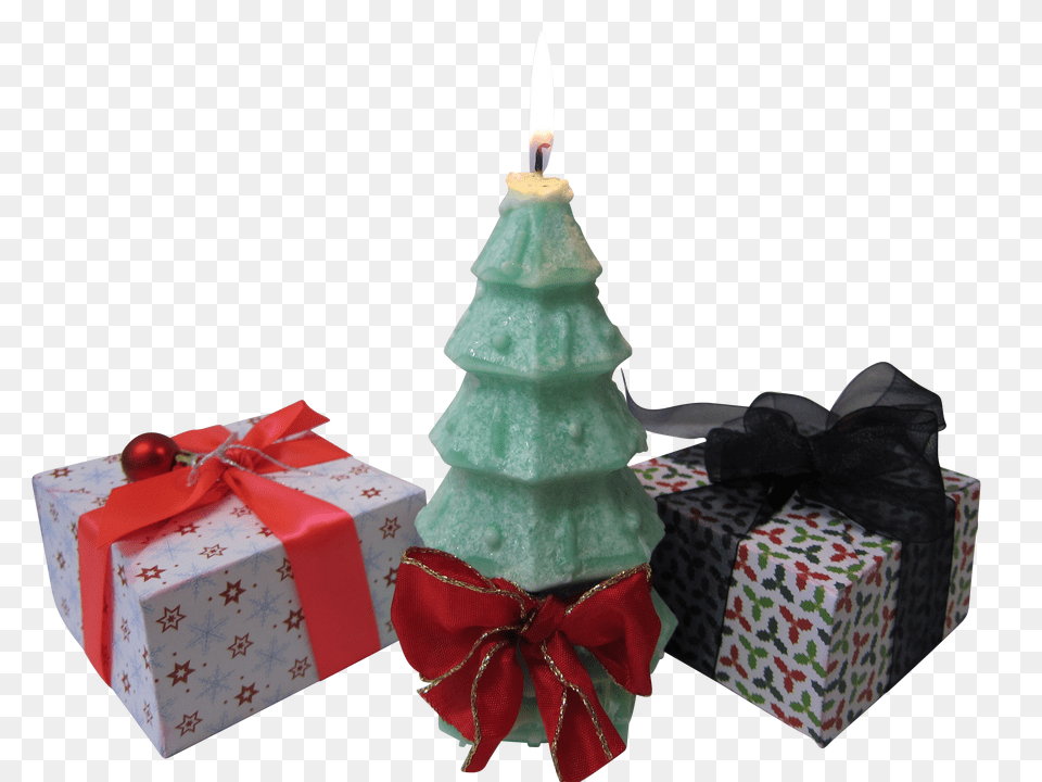 Xmas Tree Clip, Box, Gift Png