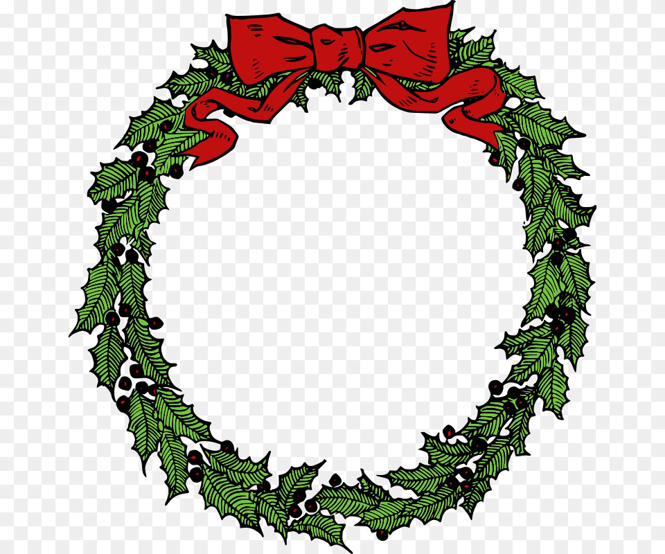 Xmas Wreath Clipart Plant, Face, Head, Person Free Transparent Png