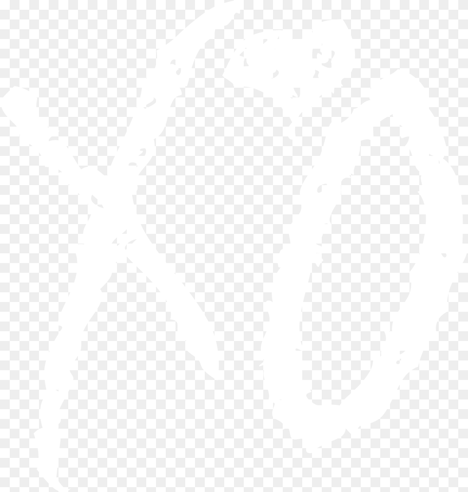 Xo Logo White Xo The Weeknd Painting, Cutlery Free Transparent Png