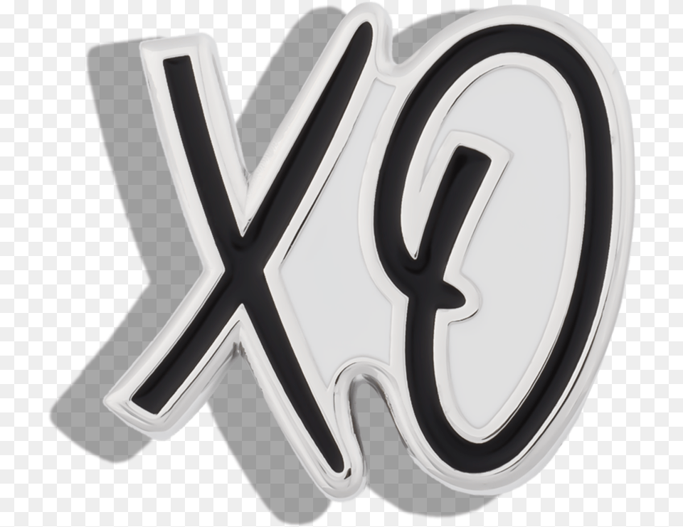 Xo Silver Cross, Emblem, Symbol, Logo, Text Png Image