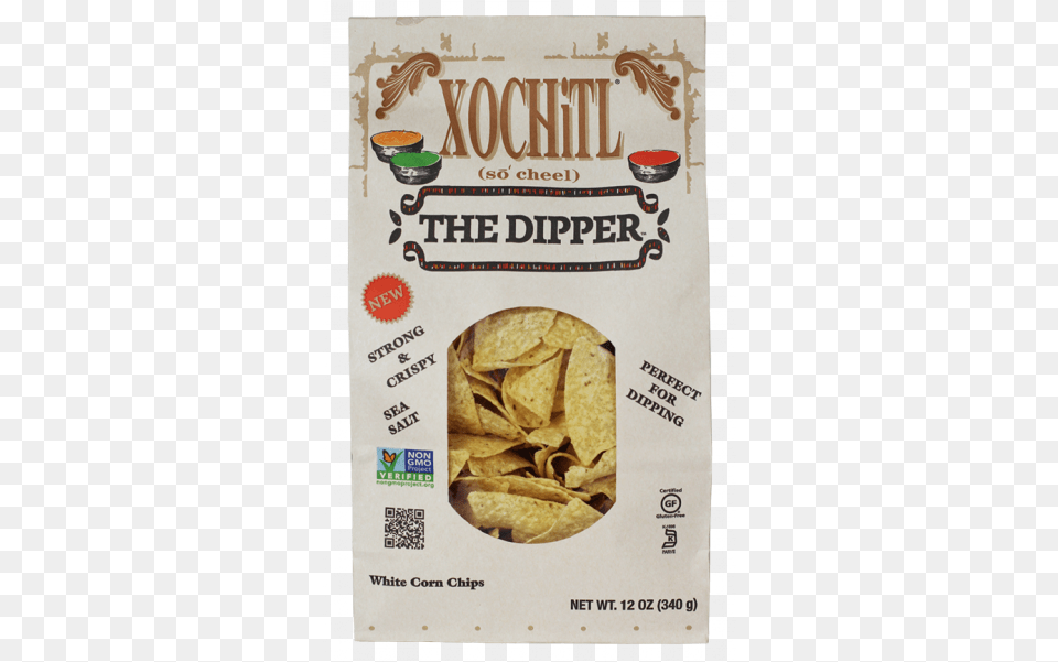 Xochitl The Dipper Salted Corn Tortilla Chips 12 Oz, Bread, Food, Pancake, Snack Png Image