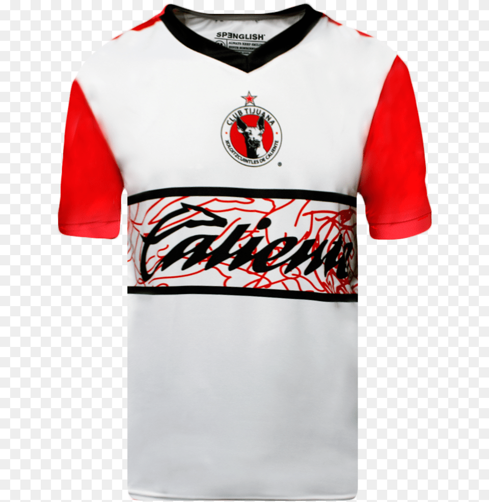 Xolos De Tijuana Edicion Retro Blanca White Club Tijuana, Clothing, Shirt, T-shirt, Jersey Free Png Download
