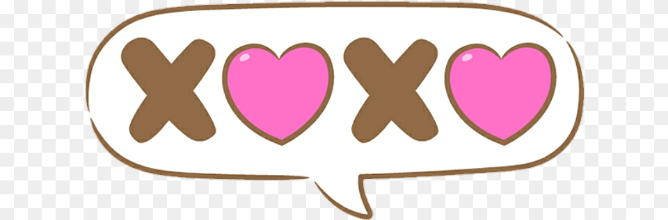 Xoxo Bubble Love Heart Xoxo Text Bubble Transparent Xoxo Clipart, Cream, Dessert, Food, Icing Free Png Download
