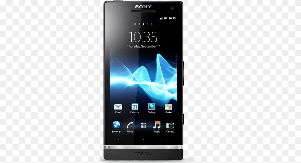 Xperia S Android Smartphone In Black Sony Ericsson Xperia S, Electronics, Mobile Phone, Phone, Computer Png