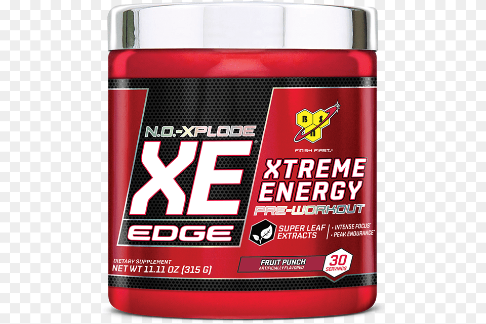 Xplode Xe Edge Bsn Xe Pre Workout, Bottle, Can, Tin, Cosmetics Free Transparent Png