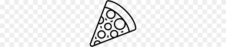 Xport Pizza Icon, Gray Free Transparent Png