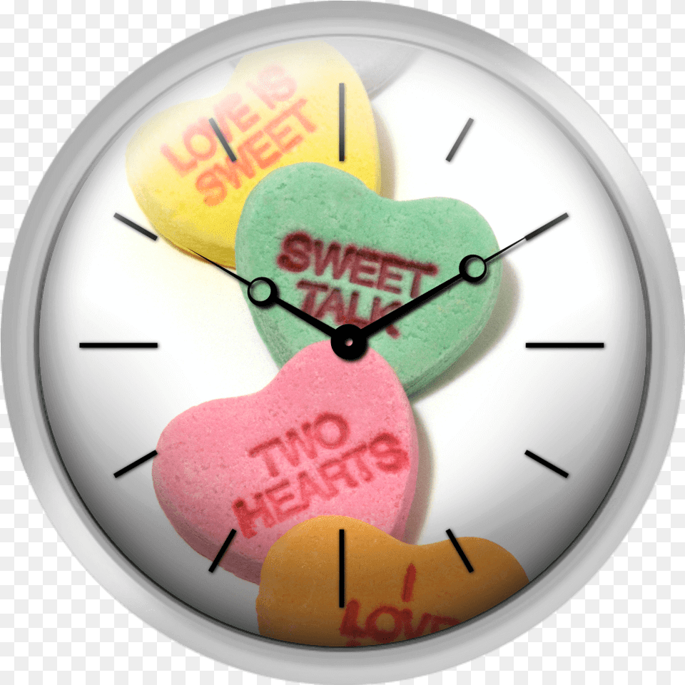 Xpress Clocks Gallery Valentine Candy Hearts Girly, Food, Sweets, Fruit, Pear Png Image