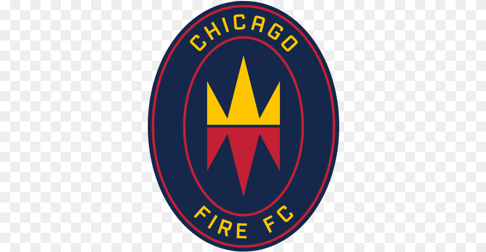 Xpression Gaming Chair U2013 Zipchair Chicago Fire Fc Logo, Emblem, Symbol, Badge Png Image