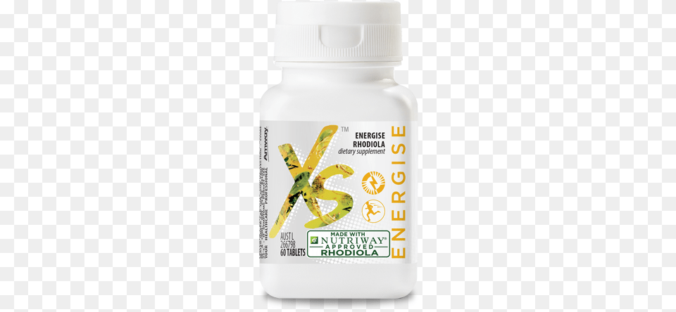 Xs Energise Rhodiola 60 Tablets Nutrilite, Bottle, Shaker, Astragalus, Flower Png