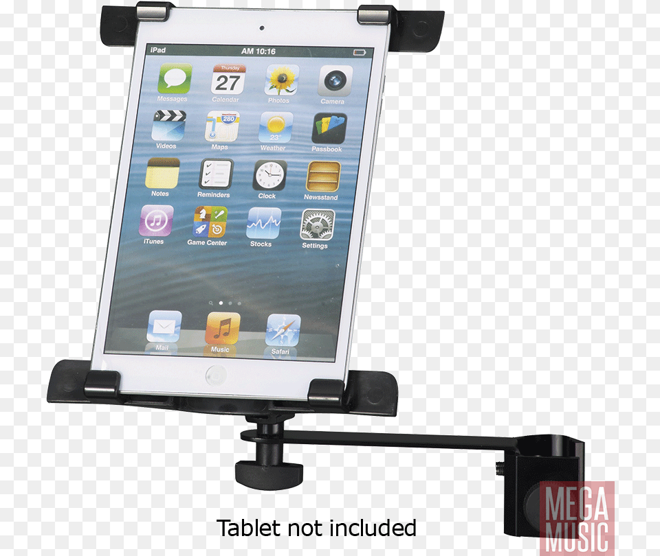 Xtreme Universal Tabletipad Holder For Mic Stand Shown Ipad Mini Stitch Case, Electronics, Mobile Phone, Phone, Screen Png Image