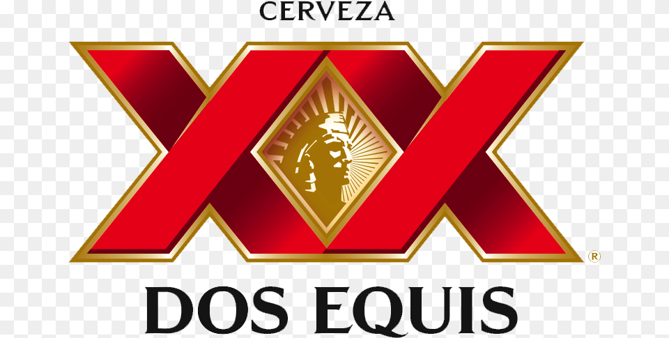 Xx Dos Equis Logo, Badge, Symbol, Emblem, Person Free Transparent Png