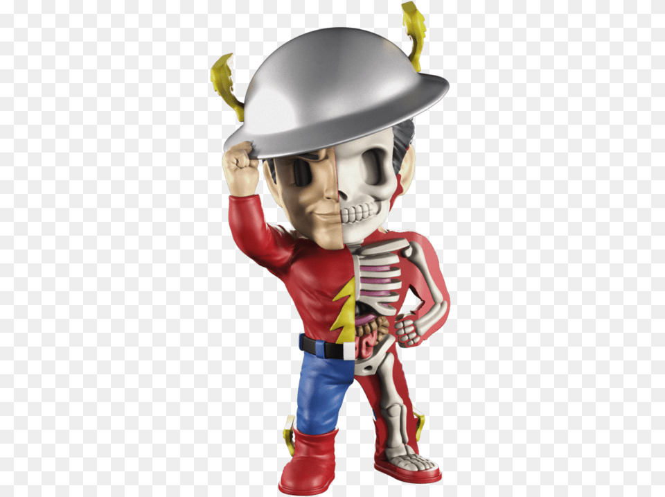 Xxray Dc Golden Age The Flash 4 Inch Pvc Figure By Xxray Flash Golden Age, Baby, Person, Helmet, Clothing Free Png Download