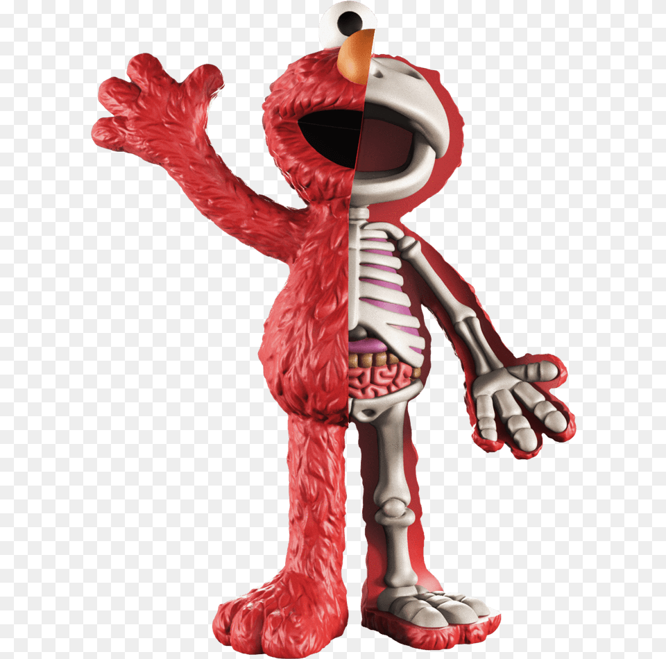 Xxray Plus Elmo Signed By Artist, Toy Png