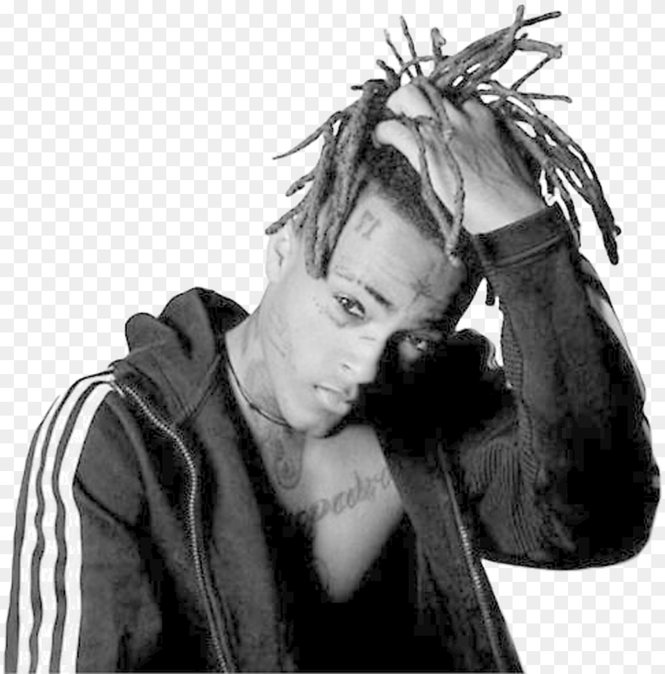 Xxtentacion Black And White, Portrait, Photography, Face, Person Free Png Download