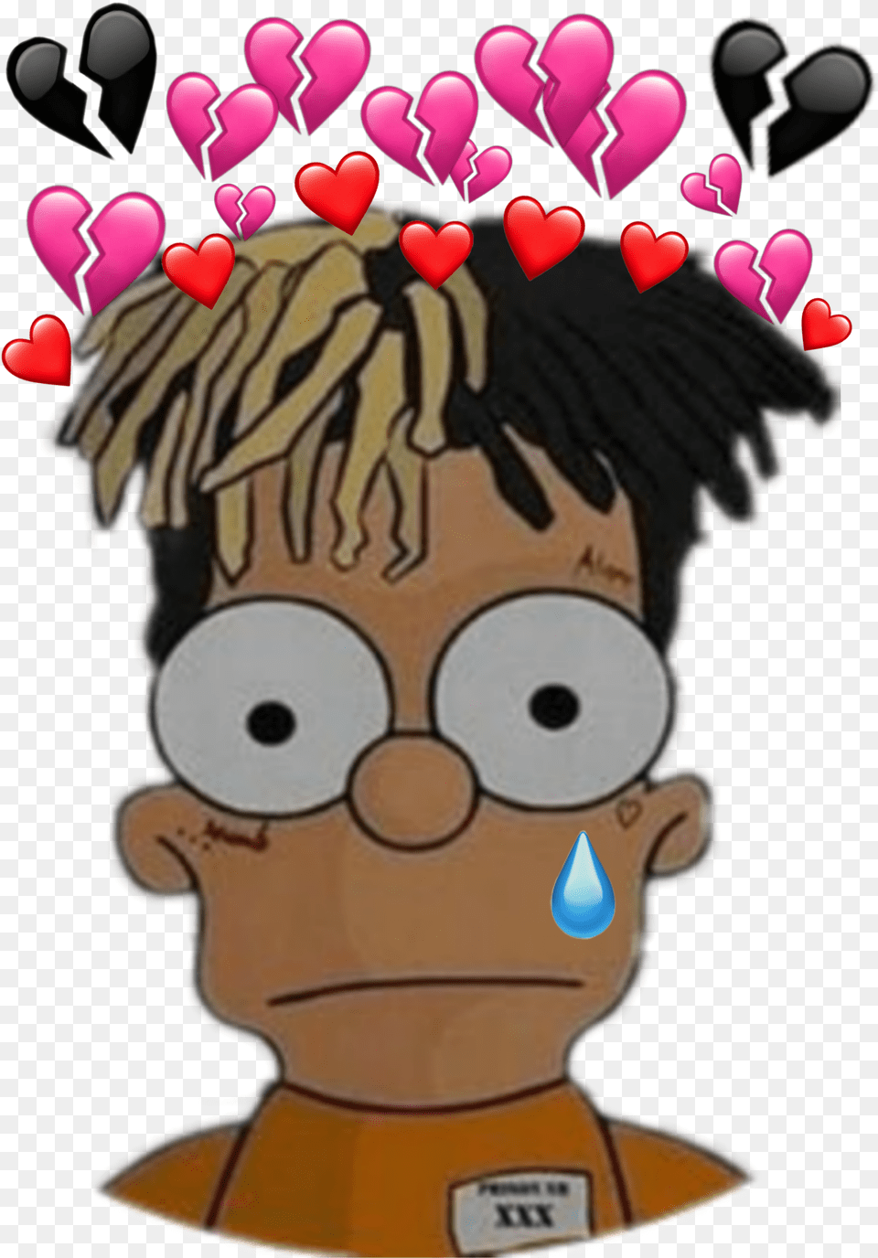 Xxxtentacion Bart Simpson Sad Supreme Simpsons Bartsimpson Free Transparent Png