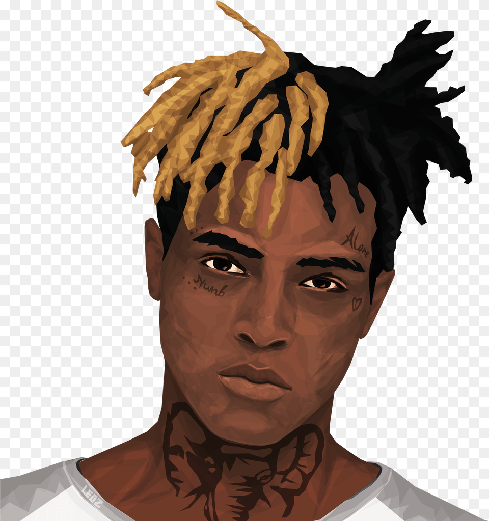 Xxxtentacion Face Xxxtenaction, Portrait, Photography, Person, Head Free Transparent Png