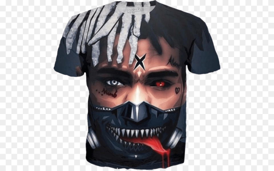 Xxxtentacion Is A Monster, Clothing, T-shirt, Adult, Male Png