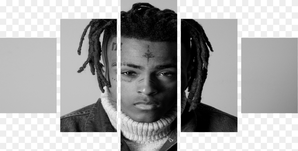 Xxxtentacion Prints Ole Canvas Medium Print Only Ole Popular Rappers, Adult, Photography, Person, Man Free Png