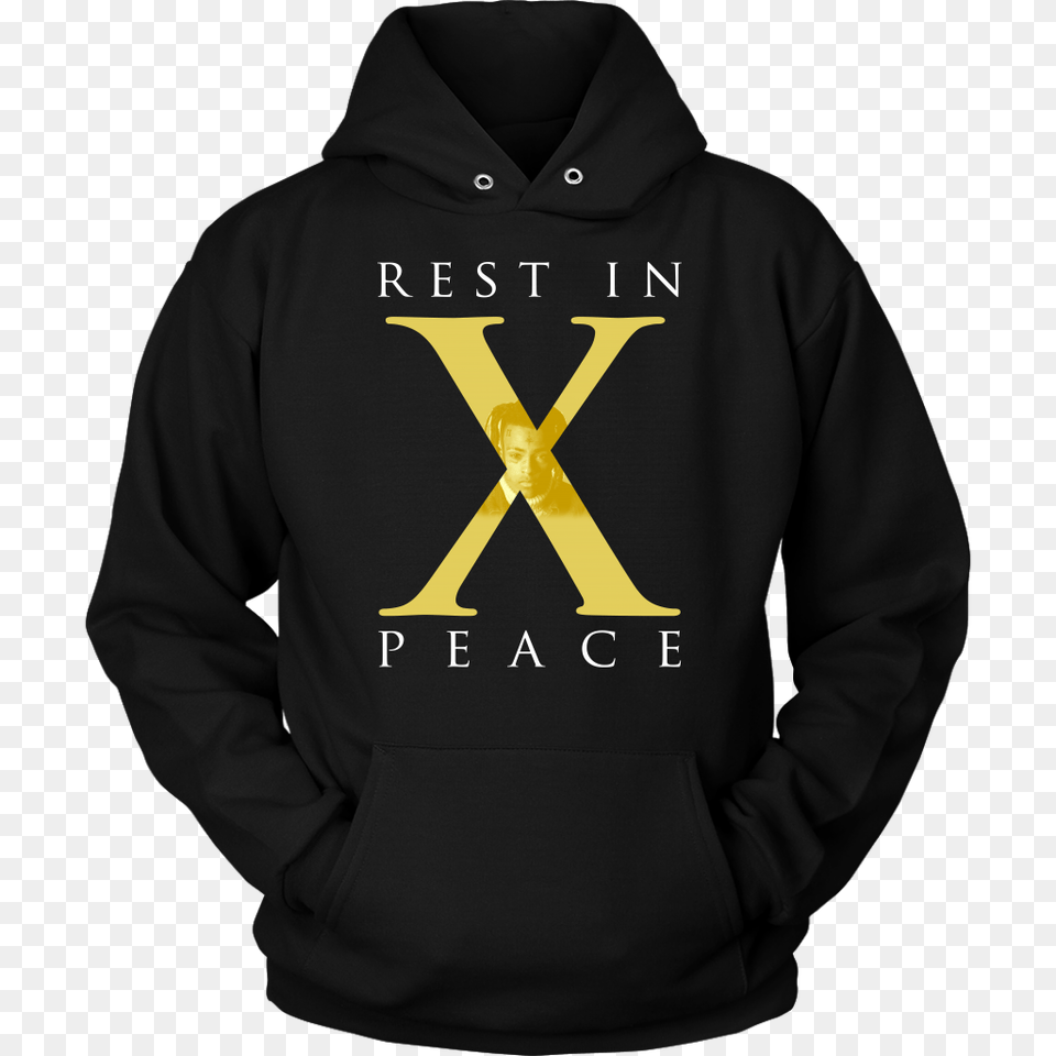 Xxxtentacion Rest In Peace Hoodie Sweatshirt Ebay, Clothing, Hood, Knitwear, Sweater Free Png