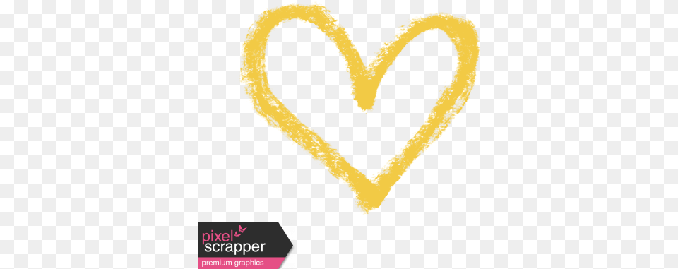 Xy Marker Doodles Yellow Heart 1 Graphic By Melo Vrijhof Hand Drawn Yellow Heart, Smoke Pipe Png