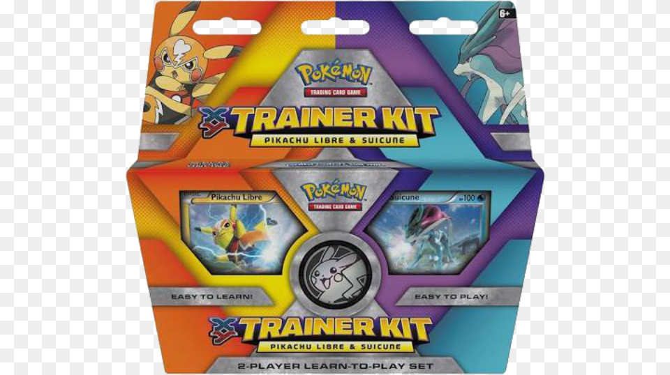 Xy Trainer Kit Pikachu Libre Amp Suicune Pokemon Sun And Moon Trainer Kit, Baby, Person, Hockey, Ice Hockey Png Image