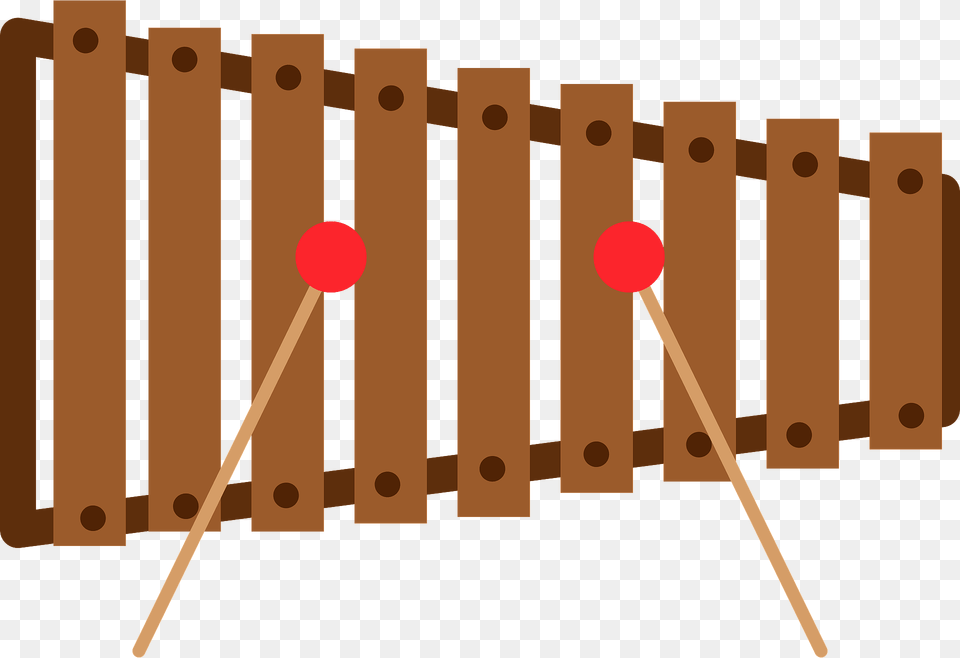 Xylophone And Mallets Clipart, Musical Instrument Free Png