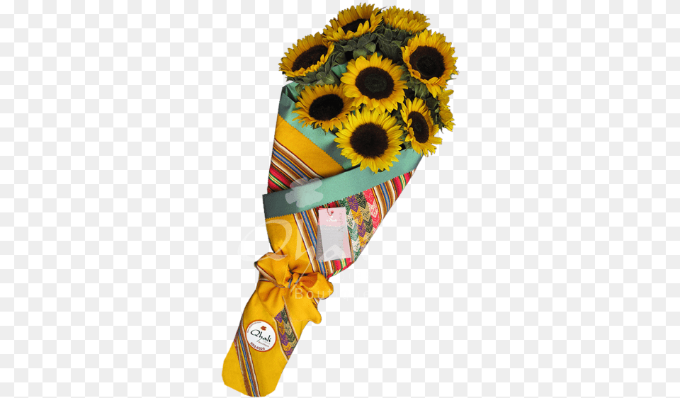 Y Desarrollo Por Decorar Un Ramo De Girasoles, Sunflower, Plant, Flower, Flower Arrangement Png Image