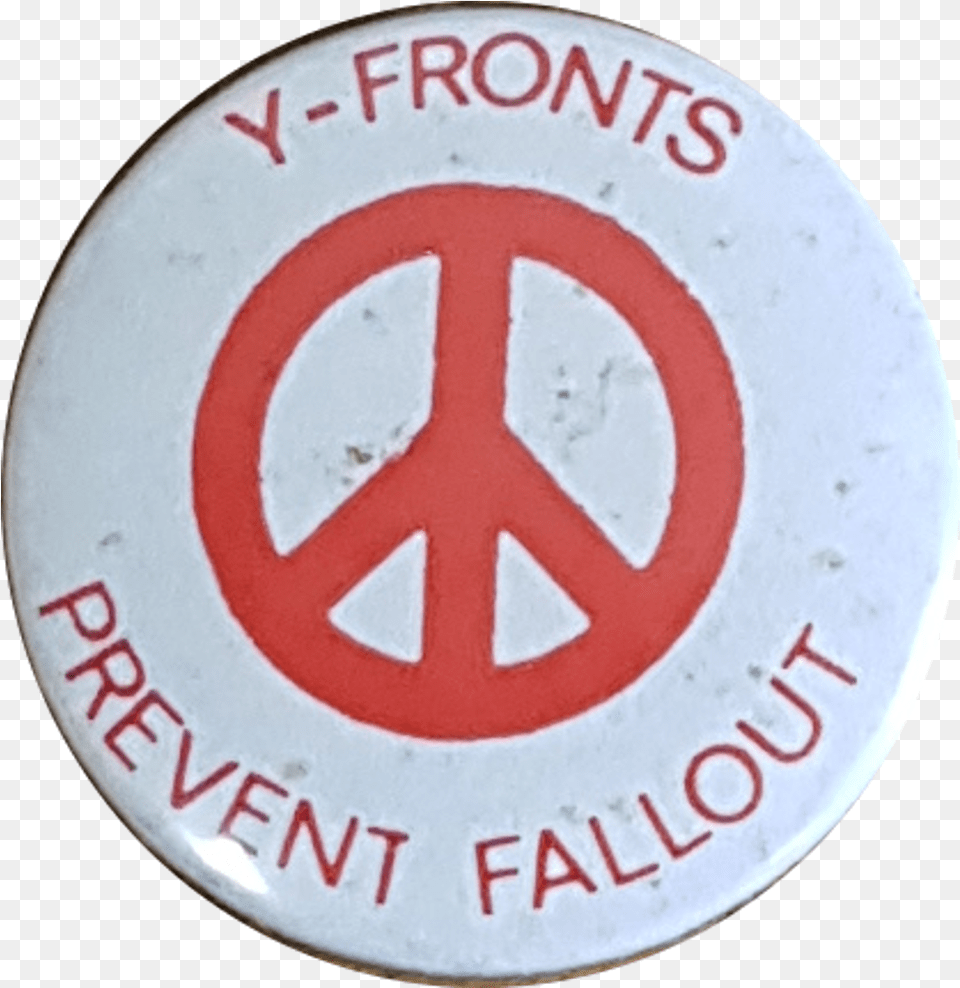 Y Fronts Prevent Fallout Peace And Love, Badge, Logo, Symbol, Sign Free Transparent Png