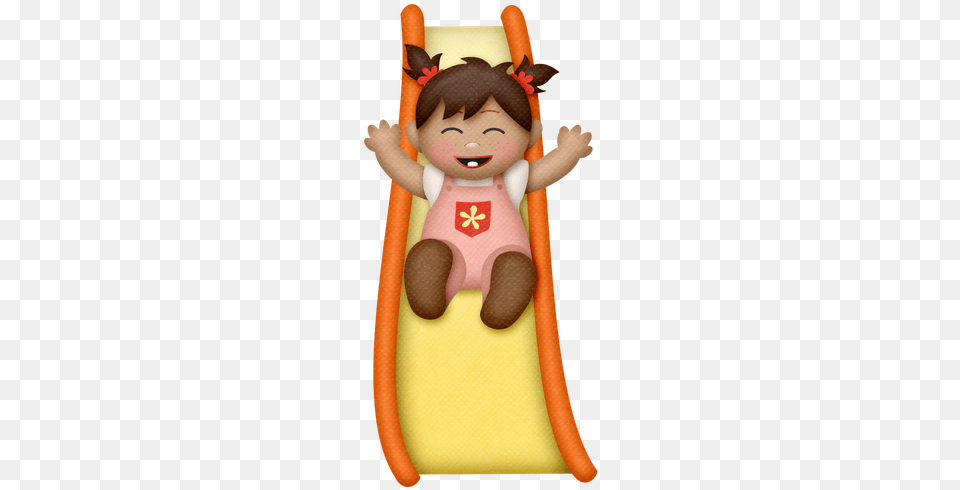 Y Girl On Slide Clip Art, Baby, Person, Toy Png Image