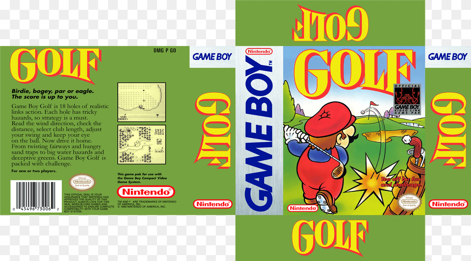 Y Is The Width Of The Side And Z Is The Height Of Golf Gameboy Color Gbc Free Png