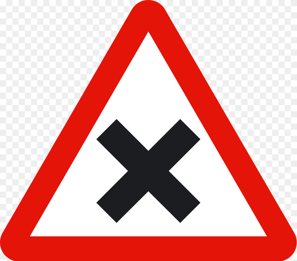 Y Junction Road Sign, Symbol, Road Sign Free Png Download