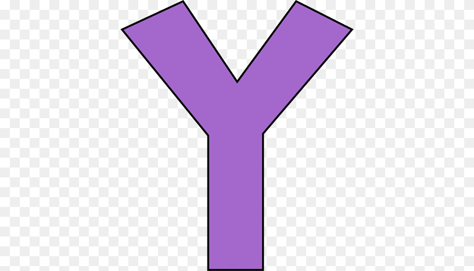 Y Purple Letter Y Clip Art Image, Cross, Symbol Free Png