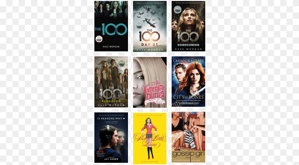 Ya Books To The Small Screen Gossip Girl, Adult, Publication, Person, Woman Png
