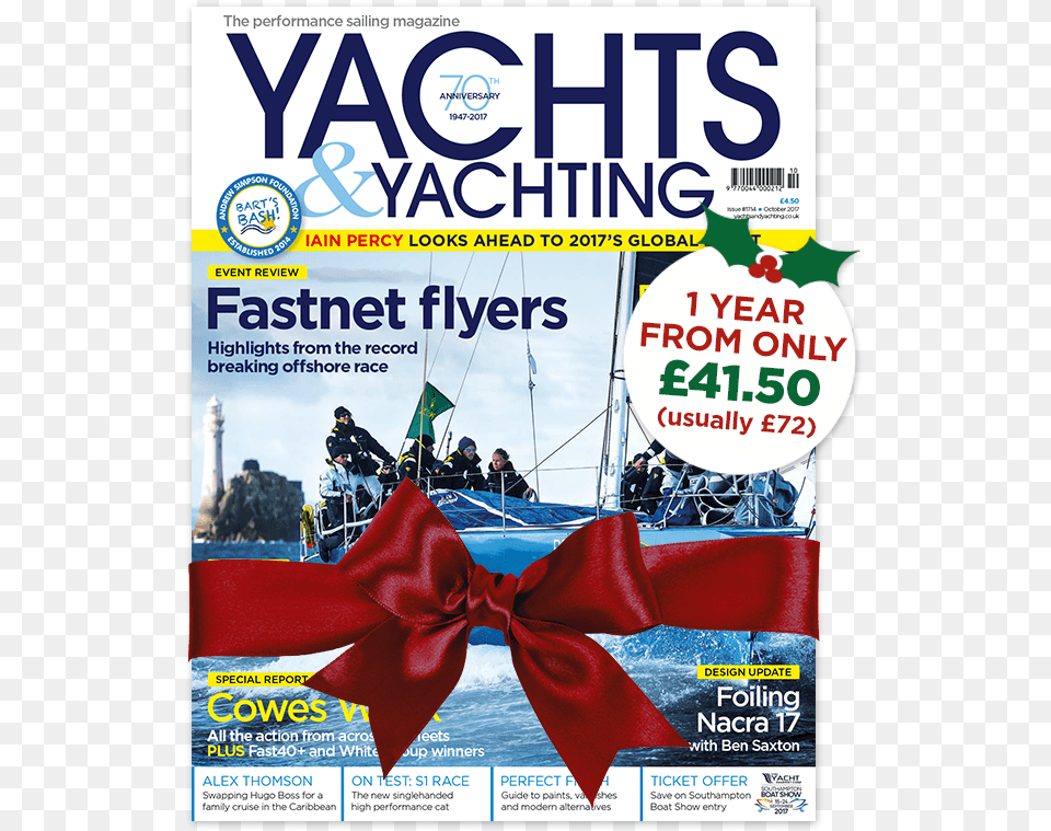 Yachts And Yachting Magazine, Advertisement, Poster, Publication, Person Free Transparent Png