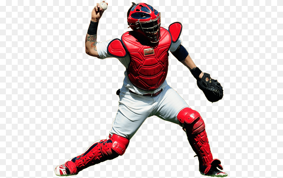 Yadier Molina Yadier Molina Catchers Equipment, Team Sport, Person, Glove, Clothing Png Image