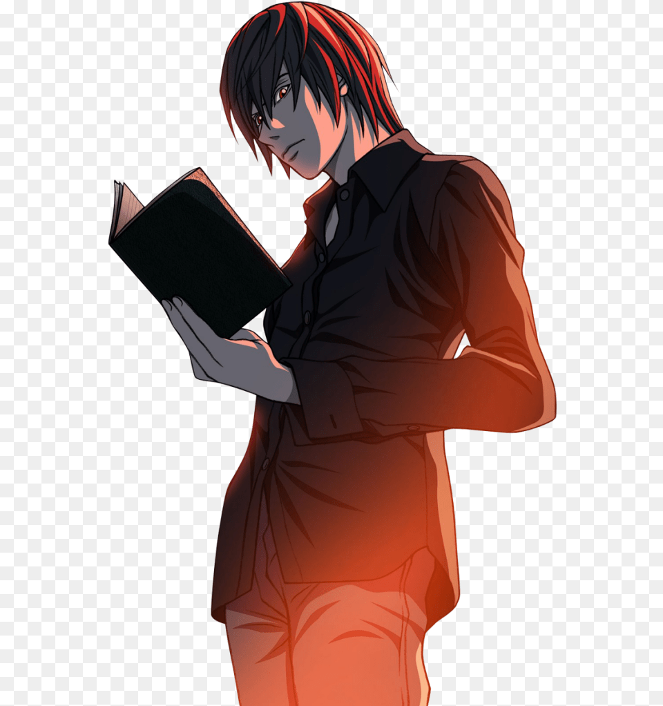 Yagami U0026 Clipart Download Ywd Light Yagami Death Note, Publication, Book, Comics, Adult Png Image