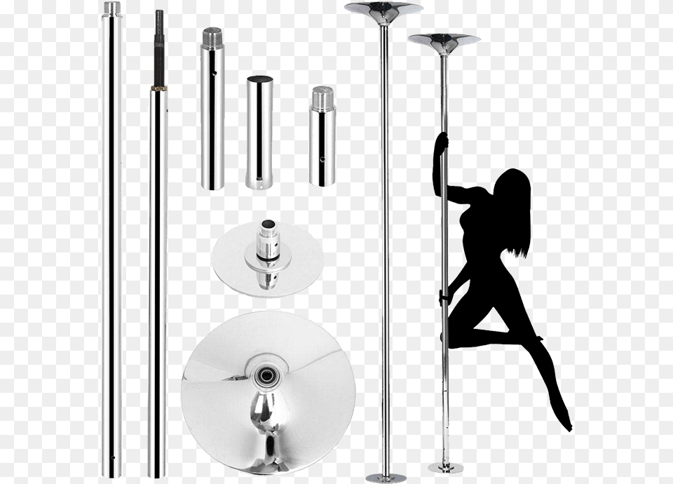 Yaheetech Professional Stripper Pole Spinning Static Dance Pole, Indoors, Bathroom, Room Png Image