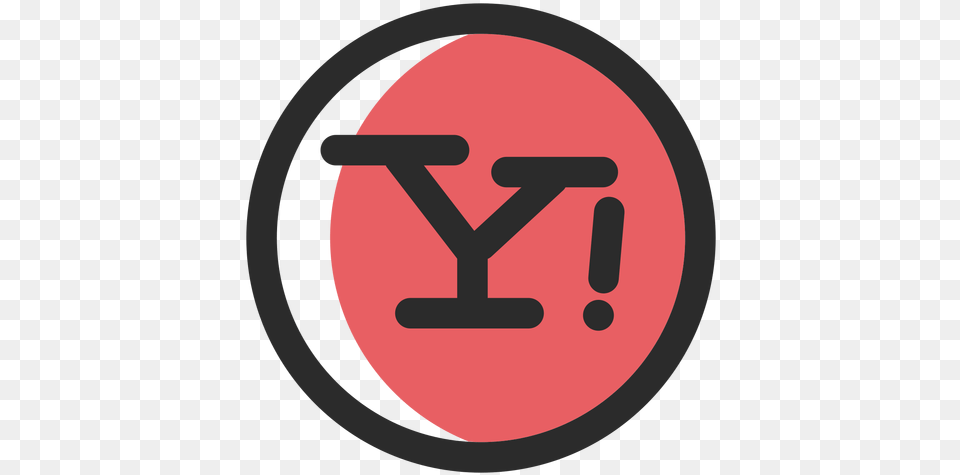 Yahoo Colored Stroke Icon Yahoo Icon, Sign, Symbol, Road Sign Free Png