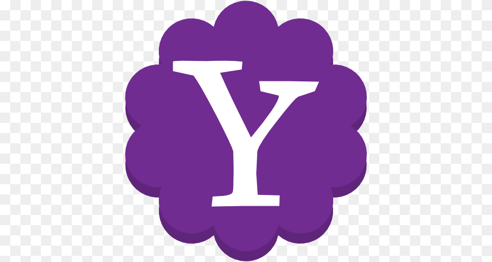 Yahoo Flower Icon Of Social Media Flower Icons, Purple, Person, Lighting Free Transparent Png