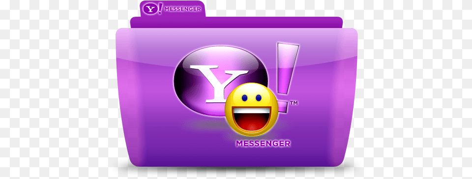 Yahoo Folder File Icon Of Happy, Purple, Electronics Free Png