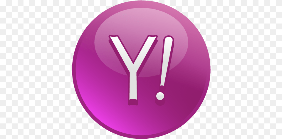 Yahoo Icon Circle, Purple, Disk, Text Free Png Download