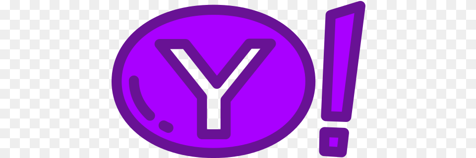 Yahoo Icon Circle, Purple, Symbol Png